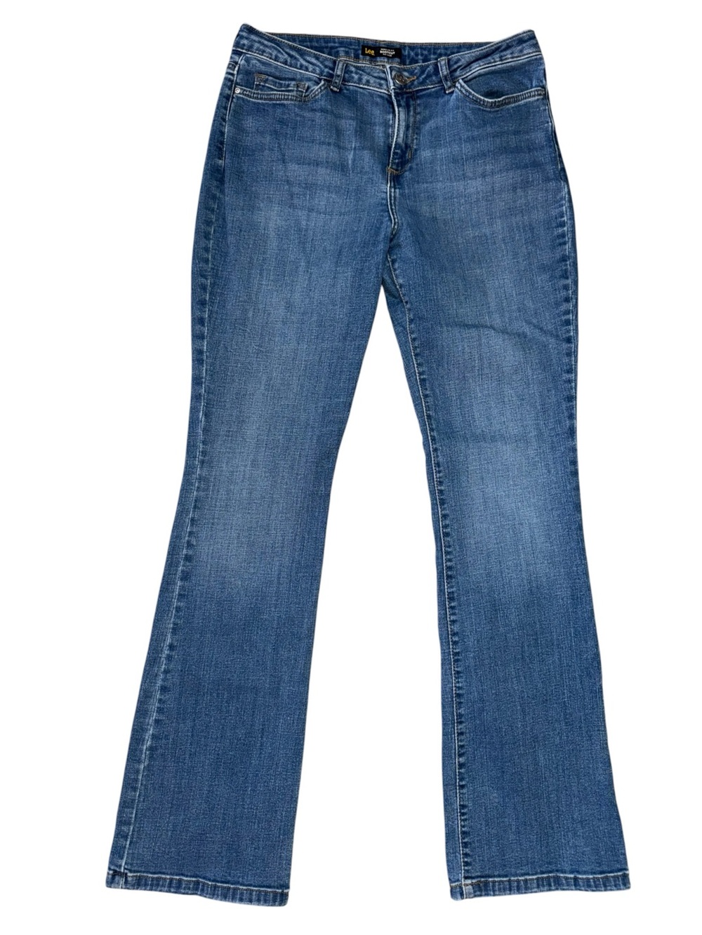 Lee Women’s 12 Long Regular Fit Bootcut Mid Rise Stretch Jeans 33” Inseam
